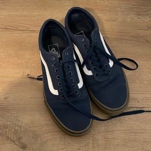 Mens Navy Blue Old Skool Vans